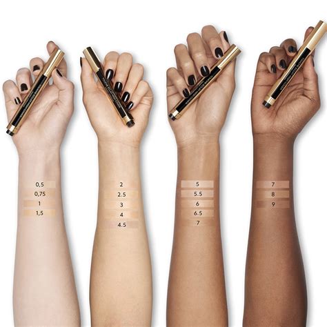 ysl touche éclat concealer swatches|ysl touche eclat original shade.